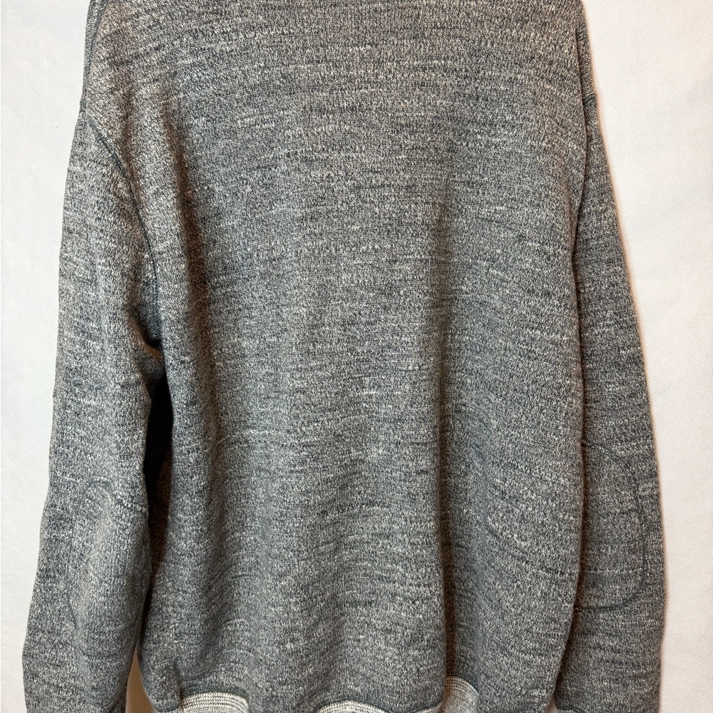 Polo Ralph Lauren Gray 100% Cotton Shawl Collar Cardigan Sweater Size Large Tall - Picture 2 of 9